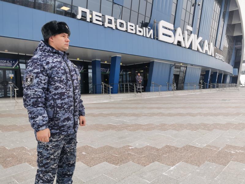 Сотрудники Росгвардии обеспечили безопасность при проведении хоккейных матчей в Иркутской области