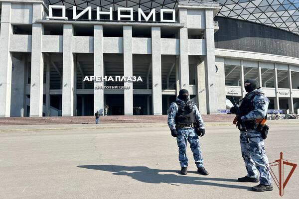 Охрану общественного порядка и безопасность на хоккейном матче в Москве обеспечила Росгвардия