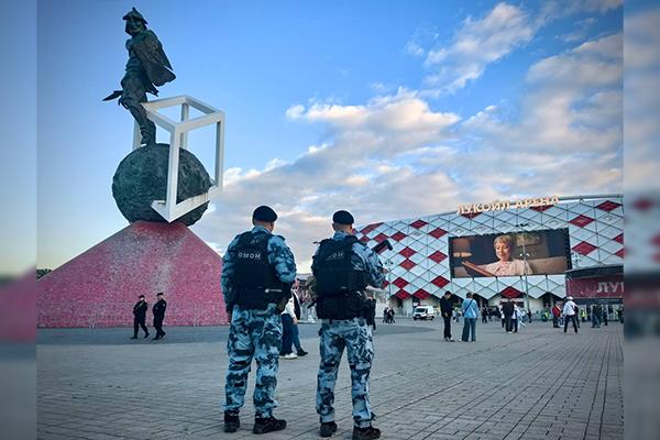 Росгвардия обеспечила безопасность товарищеского футбольного матча