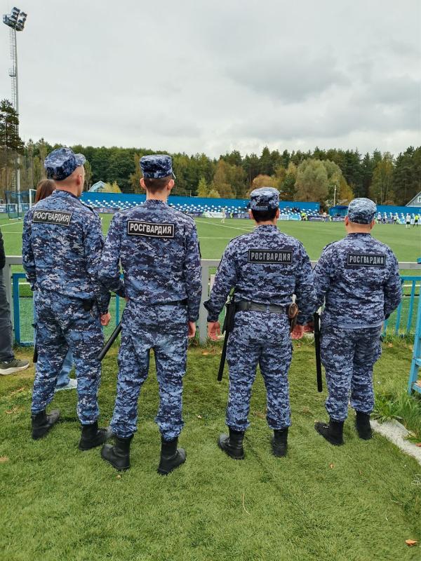 Сотрудники Егорьевского отдела вневедомственной охраны Росгвардии обеспечили охрану порядка на матчах Юношеской футбольной лиги