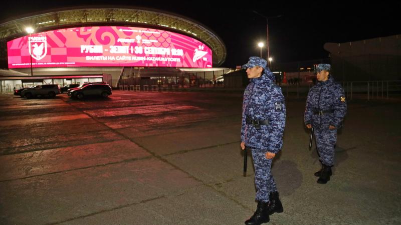 В Казани Росгвардия приняла участие в обеспечении безопасности футбольного матча между «Рубином» и «Зенитом»